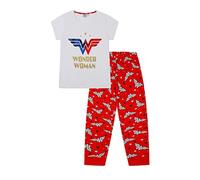 DC Comics Warner Bros Wonder - Pijama corto para mujer Azul azul 38