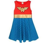 DC Comics Wonder Woman Rojo Logo Vestido skater sin mangas Chicas