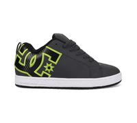 DC Court Graffik - Tenis de Skate para Hombre, Gris/Negro/Verde, 39 EU