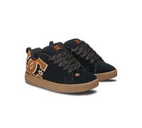 DC Court Graffik - Tenis de Skate para Hombre, Negro, marrón (Black/Brown/Gum), 43 EU