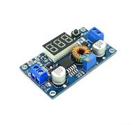 DC-DC baja el módulo de poder 5A 75W XL4015 con el voltímetro del LED para la salida exacta y ajustable del voltaje