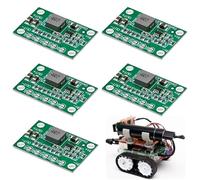 DC-DC Reductor de Voltaje, 5 Piezas Módulo convertidor, Step Down Módulo de Alimentación 5V-15V a 1.25V/1.5V/1.8V/2.5V/3.3V/5V, Corriente de salida 3A, utilizado en alimentación móvil de bricolaje