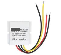 DC DC Voltage Reducer 24V to 12V 10A 120W | IP67 Sealed Converter for Cars/Cameras/LED Lights | Overcurrent & Short Circuit Safeguarding, 96% Efficiency