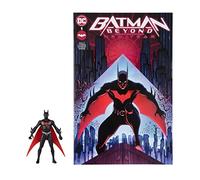 Figura Batman Beyond Page Punchers DC Con Cómic 8 cms