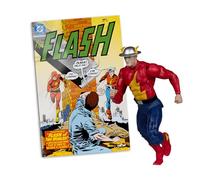 DC Direct The Flash - Perforadores de páginas de figuras de 17.8 cm, The Flash Jay Garrick Red Platinu