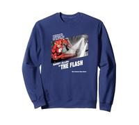 DC Flash Moda Fugitivo Sudadera, Unisex para Adultos, Azul Marino, XL