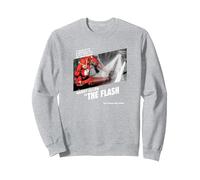 DC Flash Moda Fugitivo Sudadera, Unisex para Adultos, Gris Jaspeado, M