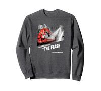 DC Flash Moda Fugitivo Sudadera, Unisex para Adultos, Jaspeado Oscuro, L