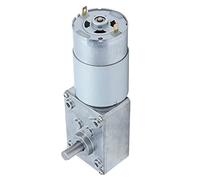 DC Gear Motor, Mini DC Motor with Dual End Ball Bearings, Self Locking Metal Gearbox, 8mm Output Shaft, Zinc Alloy Housing for Household Appliances and Office Equipment (CC 12 V 40 RPM.)