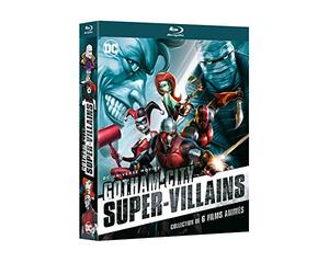 DC Gotham Super-Villains - Coffret : Deathstroke : Knights and Dragons + Batman : Silence + Batman et Harley Quinn + Batman : The Killing Joke + ... ... : Assaut sur Arkham [Francia] [Blu-ray]