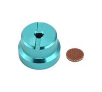 DC Half Moon Cap M7 S - Medidor de carrete de rueda de gota de agua compatible con aleación de aluminio para una medición precisa (azul)