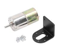 DC Helical Gear Motor 12V 10W | Auto Locking Holds 3X Load Weight | Reversible Micro Brushed Motor for Industrial/Automation/Robotics | Aluminum Alloy Gear with Holder (0-600 RPM)