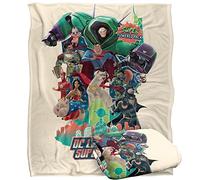 DC LEAGUE OF SUPER PETS Blanket, 152 x 127 cm City of Heroes Silky Touch Super Soft Throw Blanket