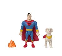 Fisher-Price DC Comics DC Liga de Super Mascotas Krypto Héroe y Mascota Figuras de Juguete (Mattel HGL02)