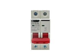 DC MCB 12V 24V 48V disyuntor batería Protector de coche DZ47 DC polo positivo y negativo protección de interruptor aislador(2P,80A)