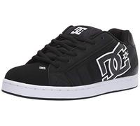 DC Men's Net Skate Casual Shoe Skateboarding, Black/Black/White, 12