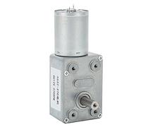 DC Motor 4632 370 Gear Reduction Engine, 12V 375RPM for Window Openers Miniature Winches, Self Locking Function, Perpendicular Output Shaft, Long Lifespan