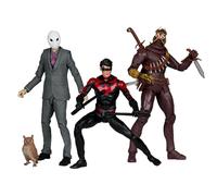 DC Multiverse 7 IN 3PK Talon & Nightwing & Owl (Batman: Court of Owls) (Etiqueta Dorada)