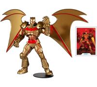 DC Multiverse Batman Hellbat Traje Edición Dorada Figura De Acción De 7 Pulgadas