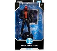 McFarlane Toys, DC Multiverse - Figura de acción de Capucha roja de 7 Pulgadas, Figura Coleccionable de DC Barman Three Joker con Base de Soporte y Tarjeta de Personaje Coleccionable única, a Partir