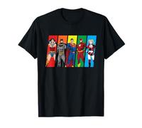 DC Originals Pride Harley Quinn, Wonder Woman, Batman, Flash Camiseta