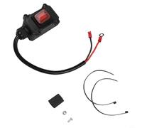 DC para interruptor de apagado de batería 12 V 24 V para motocicleta para ATV UTV barco - desconexión maestra sellada impermeable con cable aislado 100 cm (30 cm)