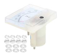 DC Pointer Voltmeter High Accuracy 85C1 DC 0~500 V Voltaje Measuring Equipment with Red Pointers and Clear Dial Scales for Voltage Stabilizers and Power Distribution Cabinets Black