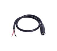 DC Power Pigtail, Copper Core Female Connector 3.5x1.35mm, 30cm 5V 3A for Electronic Device DIY