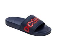 Dc Shoes DC Slide, Zapatos de Playa Y Piscina Hombre, Azul (Navy/Red Nrd), 43 EU