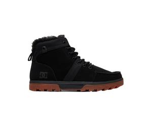 DC Shoes - Apreski - Woodland Black Gum de Cuero - Talla 11,5 US - Negro