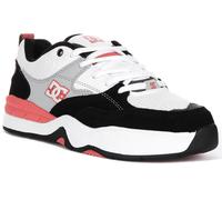 DC SHOES Bajo Top Skate con Cordones Zapatillas Hombre Blanco Azul GB 7-12