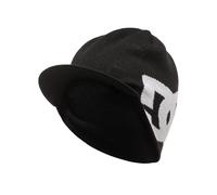 DC Shoes Big Star Visor Gorro con Visera, Hombre, Negro (Anthracite Solid), Talla Única
