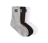 DC Shoes Calcetines deportivos gris moteado / negro / blanco, Talla 19-32