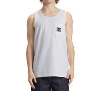 Dcshoes DC Star Pocket, Camiseta sin mangas con bolsillo para Hombre Blanco
