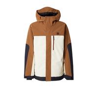 DC Shoes Chaqueta deportiva 'DEFIANT' beige / negro / blanco L beige / negro / blanco