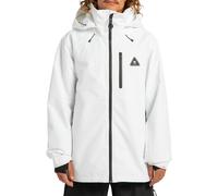 DC Shoes - Chaquetas de esquí - Basis 30K Jacket White Black de Lana - Talla M - Blanco Blanco M