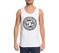 DC Shoes Circle Star - Camiseta Sin Mangas Para Hombre Camiseta Sin Mangas, Hombre, snow white/black, XL