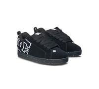 DC Shoes Court Graffik - Tenis para Hombre, Color Negro Reciclado, Talla 9