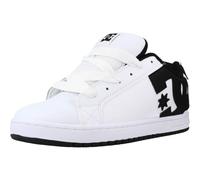DC Shoes Zapatillas de piel Court Graffik 300529 Blanco/Negro Talla 41