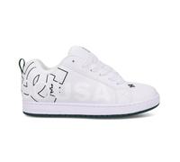 DC Shoes Court Graffik - Zapatillas de Piel - Hombre - Blanco
