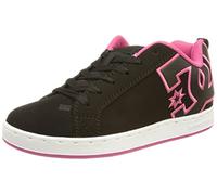 DC Shoes Court Graffik Zapatillas, Mujer, Multicolor (Black/Pink Stencil), 40.5 EU