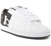 DC Shoes Court Graffik Zapatillas Para Hombre En Blanco Y Negro EU 41-46