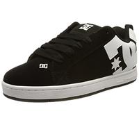 DC Shoes Court Graffik Zapatillas para Hombre, Negro Y Blanco 001, 39 EU