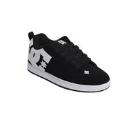 DC Shoes Court Graffik - Zapatos de Piel Para Hombre Zapatillas para Hombre, Negro Y Blanco 001, 44.5 EU