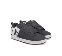 DC Shoes Court Graffik, Zapatos de Skate Hombre, Gris/Blanco, 41 EU