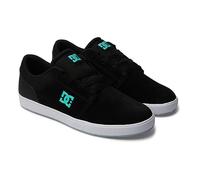 DC Shoes Crisis 2, Zapatillas Hombre, Negro, Verde y Negro, 44.5 EU
