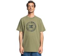 DC Shoes, DC Corpo Camiseta de Manga Corta, Hombres, M, Deep Lichen Green
