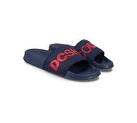 DC Shoes DC Slide, Zapatos de Playa y Piscina Hombre, Azul (Navy/Red Nrd), 38 EU