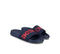 DC Shoes DC Slide, Zapatos de Playa y Piscina Hombre, Azul (Navy/Red Nrd), 48 EU