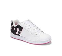 DC Shoes Graffik Tribunal, Zapatillas Mujer, Black White Crazy Pink, 36 EU